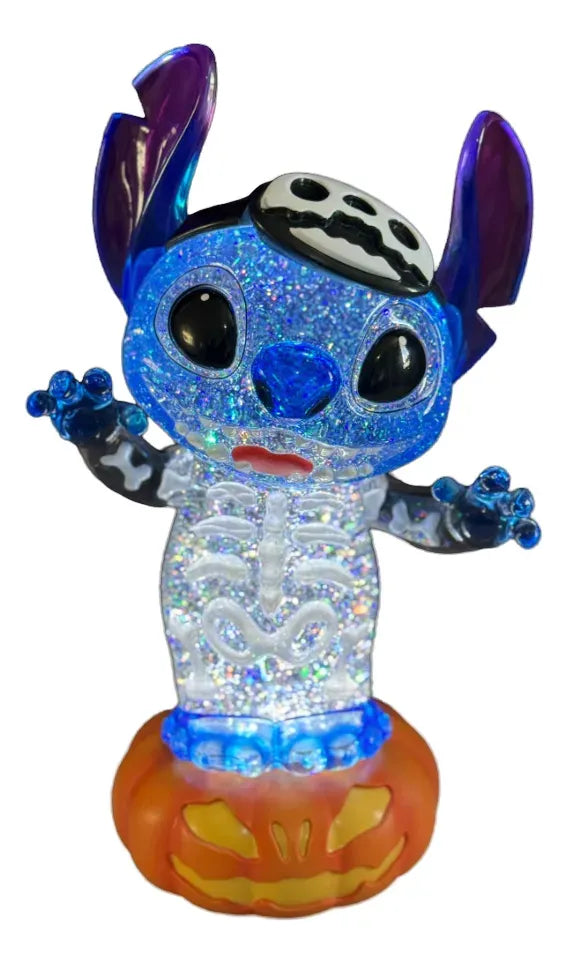 Linterna Halloween Disney Con Luces Led Modelos Linterna Blanco Luz Stitch