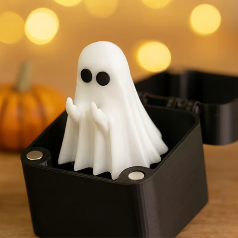🔥Bestseller🔥🎃👻Caja de regalo sorpresa de fantasmas de Halloween: dulces misteriosos y espeluznantes, un divertido regalo navideño para los amantes de Halloween