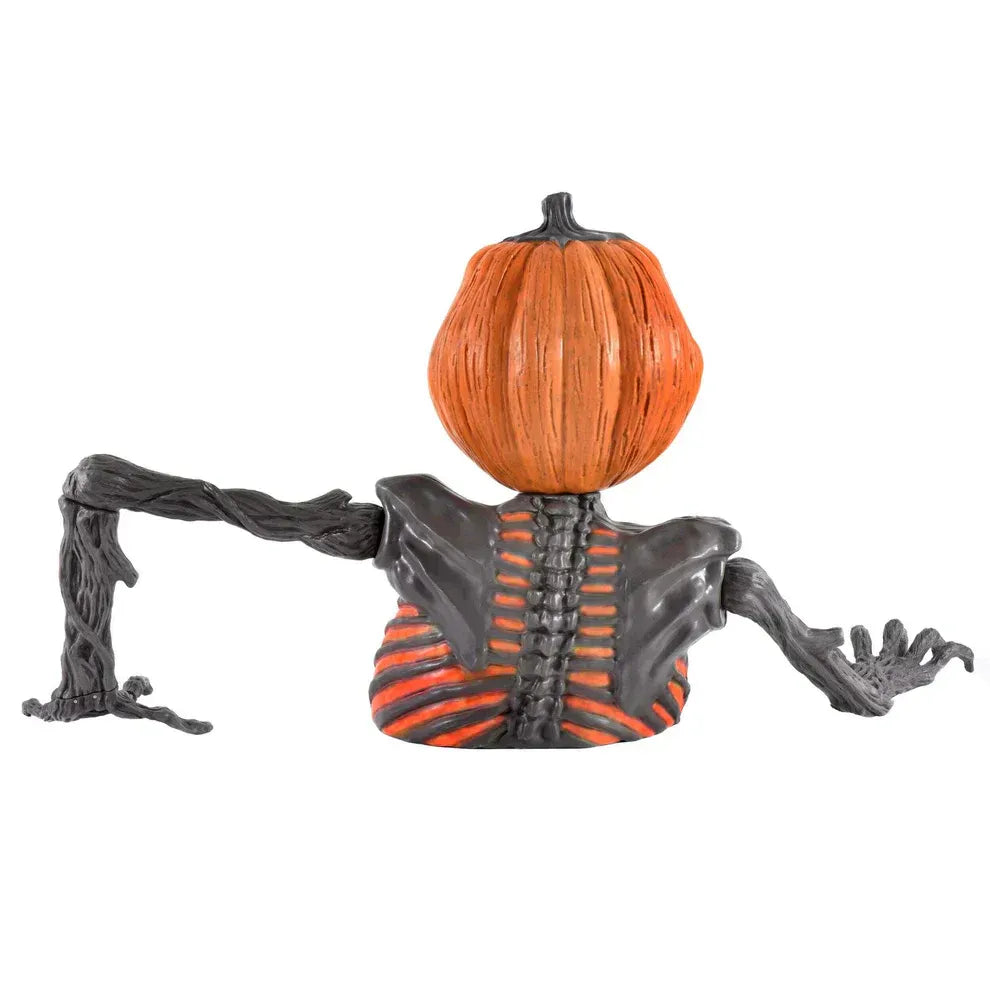 Oferta de Halloween para madrugadores: esqueleto gigante con ojos brillantes y sonidos espeluznantes