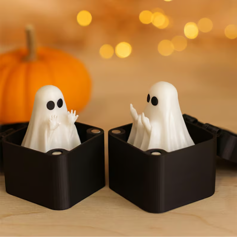 🔥Bestseller🔥🎃👻Caja de regalo sorpresa de fantasmas de Halloween: dulces misteriosos y espeluznantes, un divertido regalo navideño para los amantes de Halloween