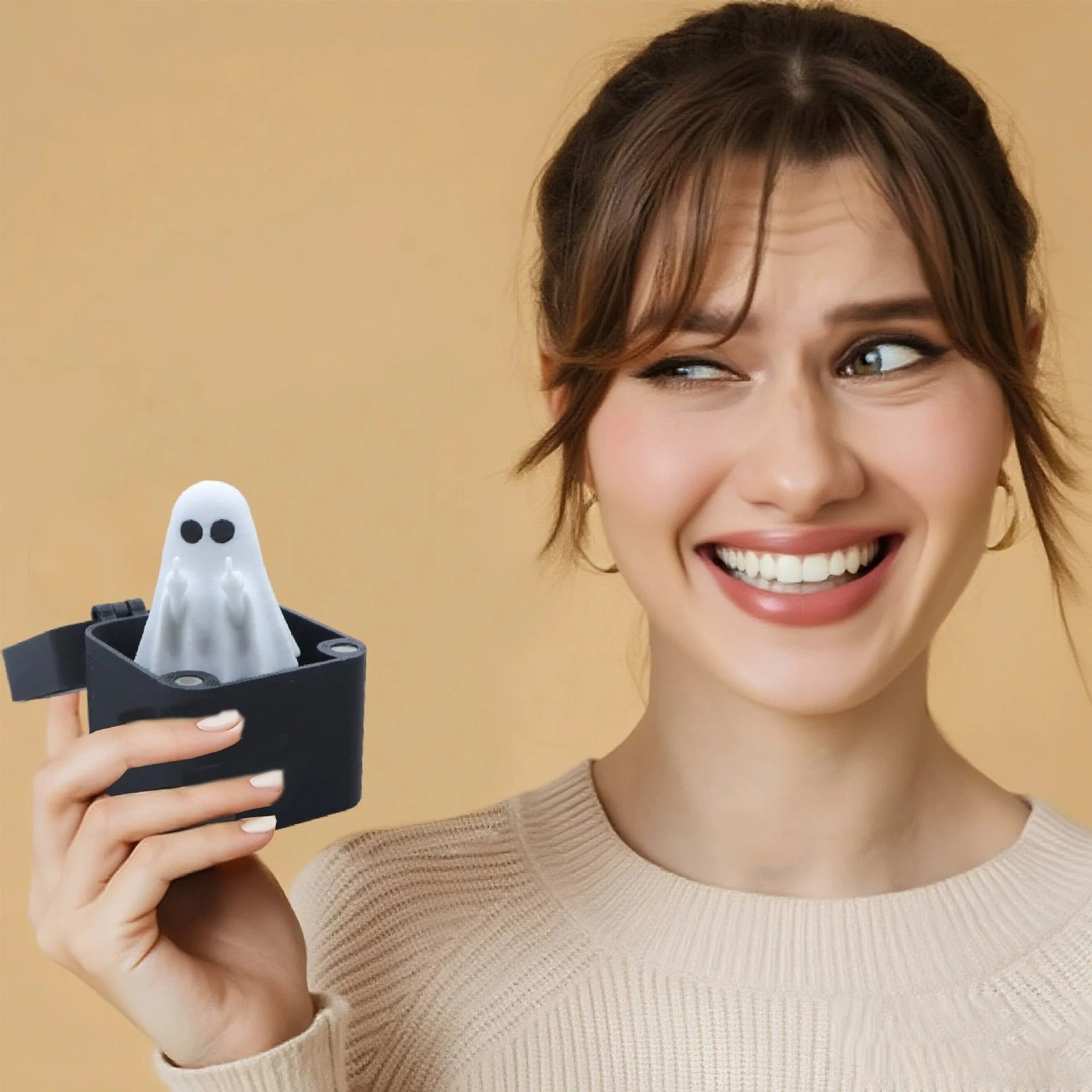 🔥Bestseller🔥🎃👻Caja de regalo sorpresa de fantasmas de Halloween: dulces misteriosos y espeluznantes, un divertido regalo navideño para los amantes de Halloween