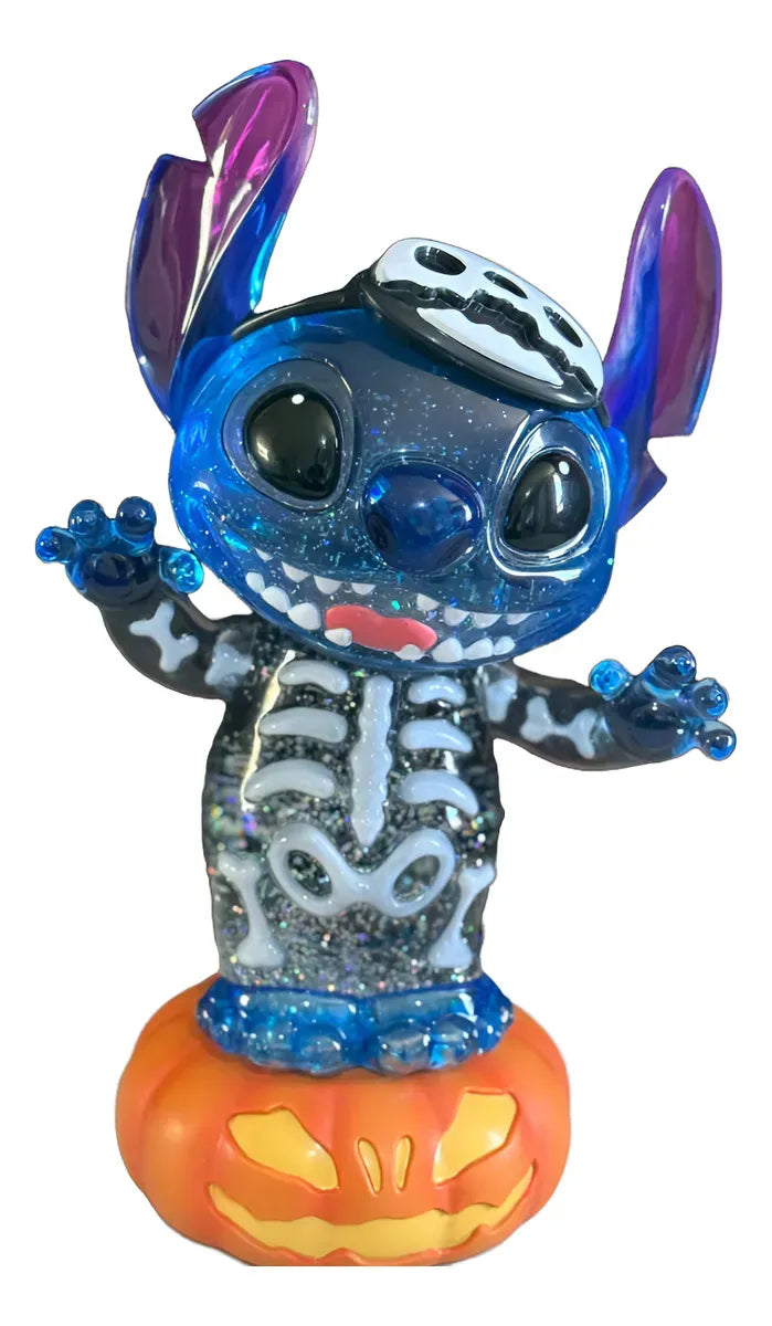 Linterna Halloween Disney Con Luces Led Modelos Linterna Blanco Luz Stitch